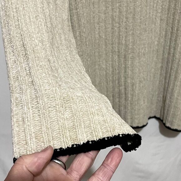 Vintage Beige Oversized Acrylic Knit Grandpa Sweater Large - Picture 6 of 13